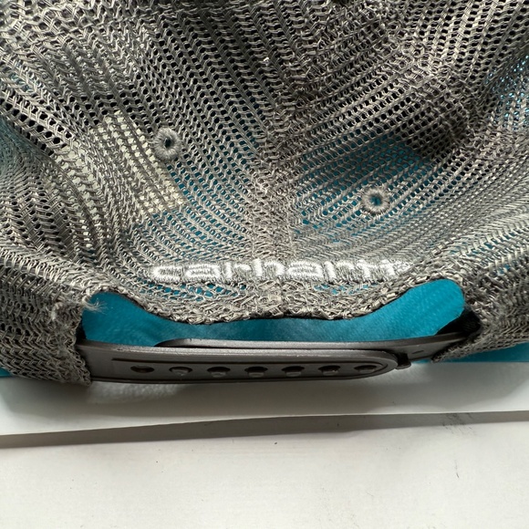 Carhartt Hat Cap Snapback Canvas/Mesh Gray One Size Adjustable - Picture 6 of 11